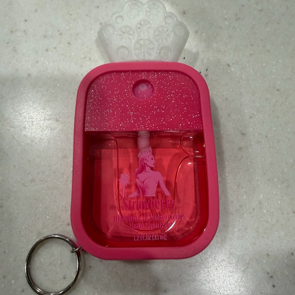 Wicked Glinda spray hand sanitizer keychain